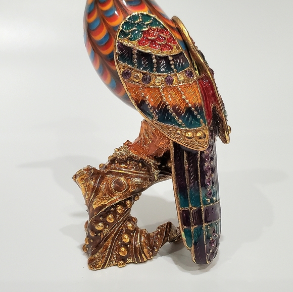 Fitz & Floyd Cleopatra Bird Guild Collection Figurine Swarovski Crystals - Picture 9 of 16
